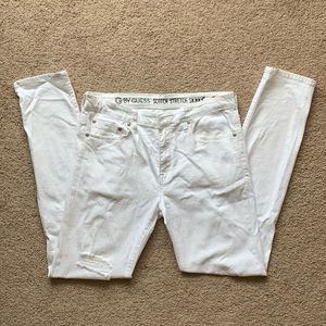 GUESS White Skinny Jeans